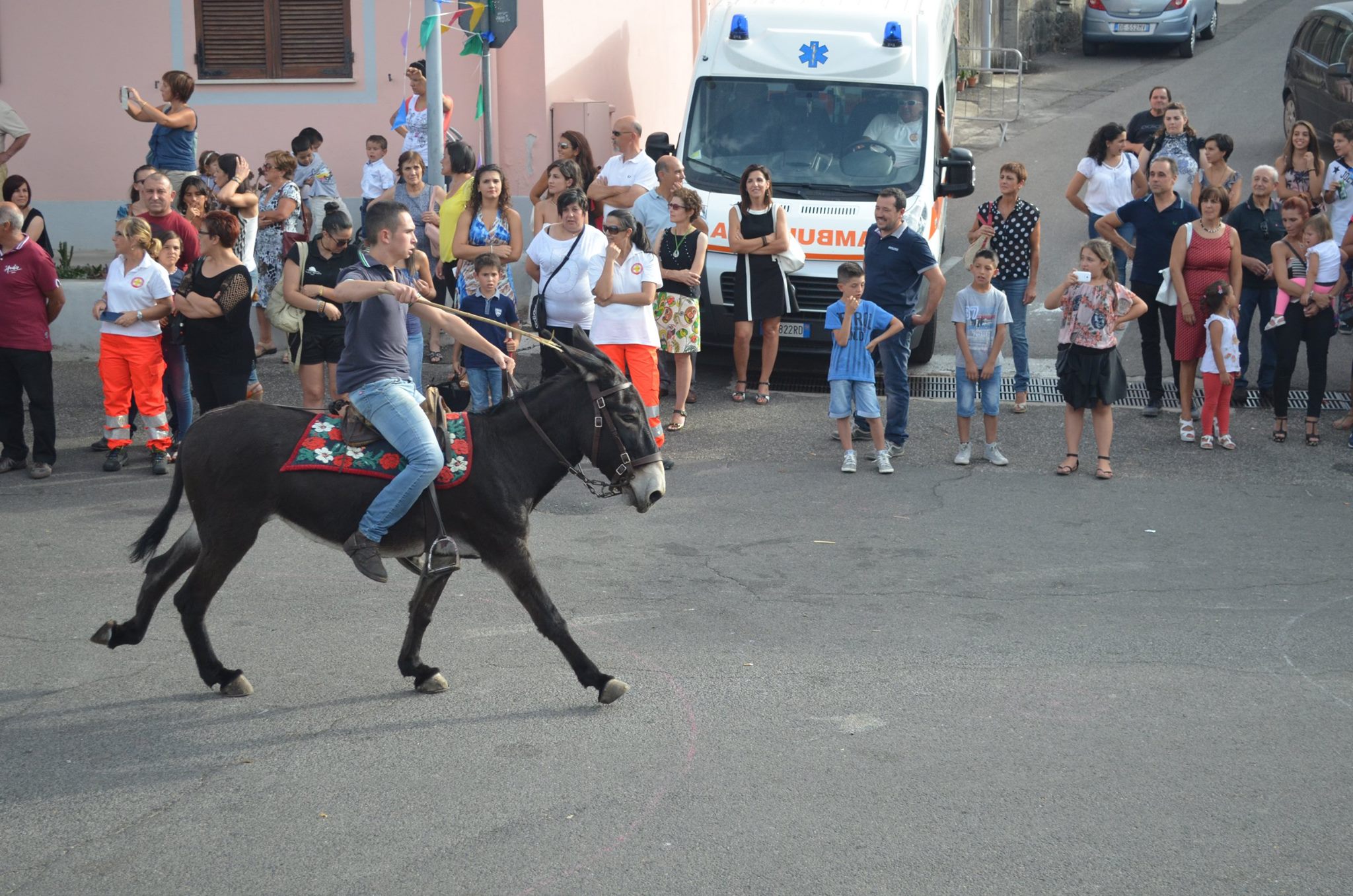 La LiASS presente alla manifestazione della corsa degli asinelli, San Basilio